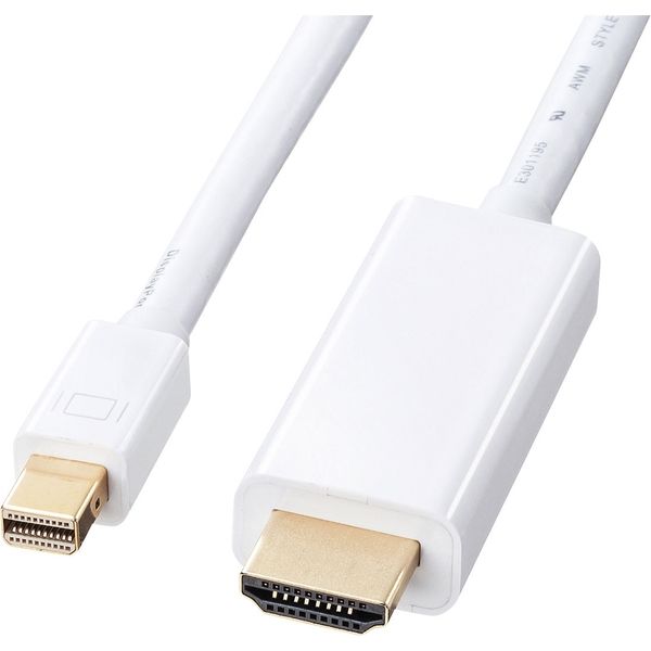 サンワサプライ ミニDisplayPort-HDMI変換ケーブル 1m KC-MDPHDA10 1本（直送品）