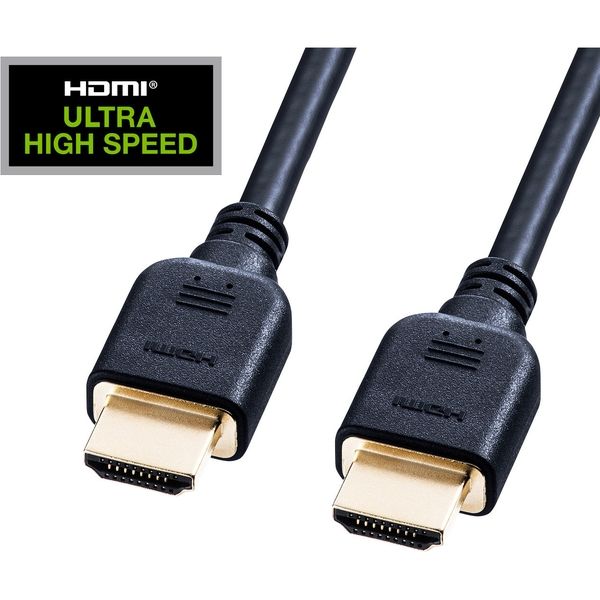 HDMI ハイスピードフラットケーブル　10m　新品・未使用　サンワサプライ KM-HD20-NM10【ハイスピードHDMIナイロンメッシュケーブル
