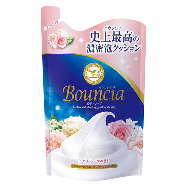 バウンシア ボディソープ エアリーブーケの香り 詰め替え 400ml 牛乳石鹸共進社