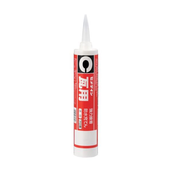 セメダイン 瓦の接着・防水・充てん用 瓦用 透明 330ml SR-154 10本（直送品）