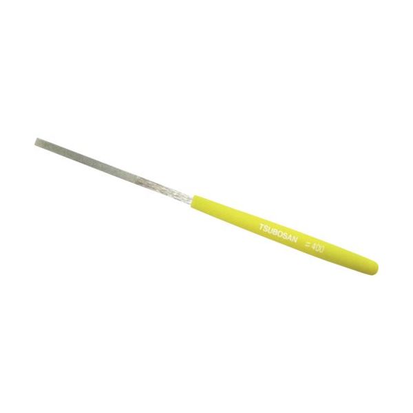 ツボサン ダイヤモンドヤスリ Kー12 平テーパー #400 DKHI124T 1本 852-8851（直送品）