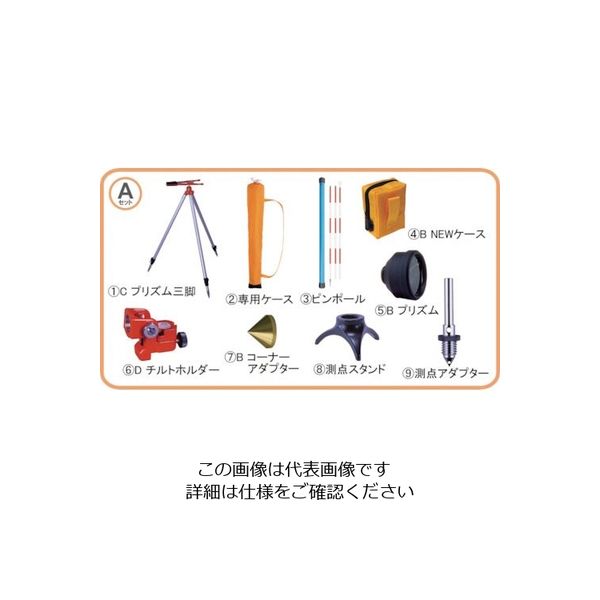 エス・ティ・エス STS 反射プリズム MINIー2000Aセット MINI2000ASET 1セット 807-2591（直送品）