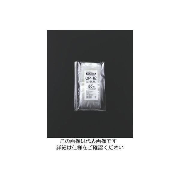 生産日本社（セイニチ） セイニチ チャック袋 「ラミグリップ」 スタンドタイプ 180×12 OP-12 584-3456（直送品）