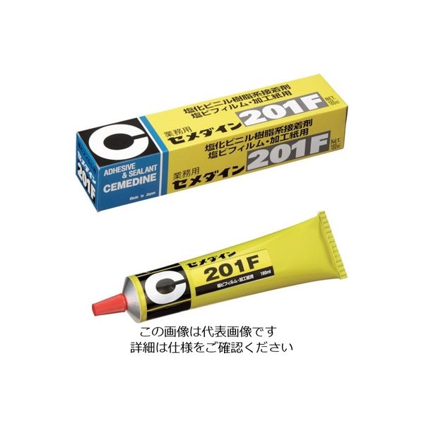 セメダイン 軟質塩ビ用接着剤 201F 180ml AR-124 10本（直送品）