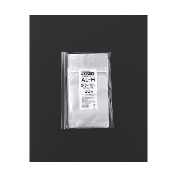生産日本社 セイニチ チャック袋 「ラミジップ」 ALーH 平袋アルミタイプ 240×170 1箱(1300枚) 584-2948（直送品）