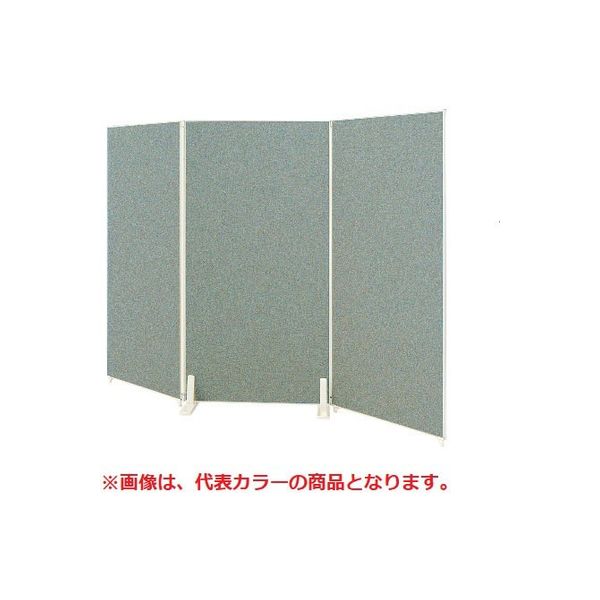 【組立設置込】プラス XFスクリーン 3連 飛沫防止 幅2751×高さ1500mm イエローGRN XE-2715R-AJ 1台（直送品）