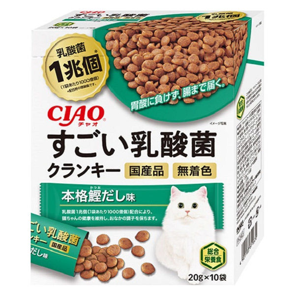 いなば CIAO（チャオ）すごい乳酸菌クランキー 本格鰹だし味