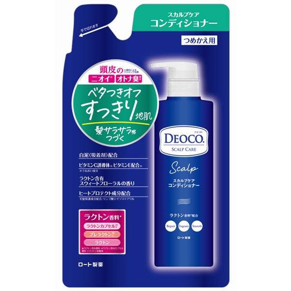 デオコ（DEOCO） スカルプケアコンディショナー 詰め替え 370g ロート製薬