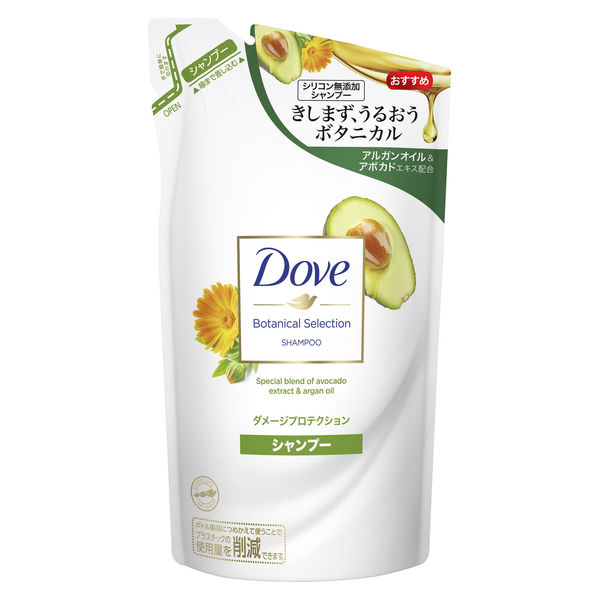 ダヴ(Dove) ボタニカルセレクション ダメージプロテクション シャンプー 詰め替え 350g