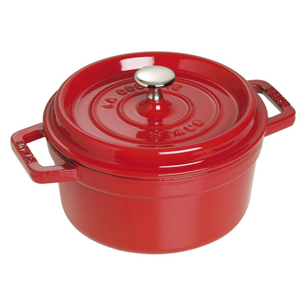 ストウブ（Staub） ココット ラウンド チェリー 20cm 両手 鋳物