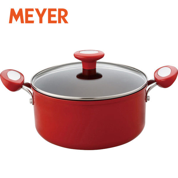 MEYER（マイヤー） イタリアンレッド2 両手鍋 20cm IH対応 MIR2-W20 1個 【送料無料】