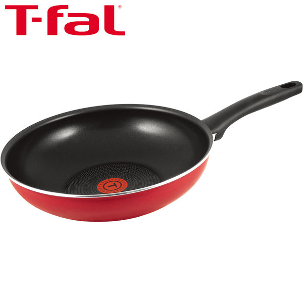 T-fal（ティファール）フェアリーローズ ウォックパン（炒め鍋）28cm ガス火専用 C50019
