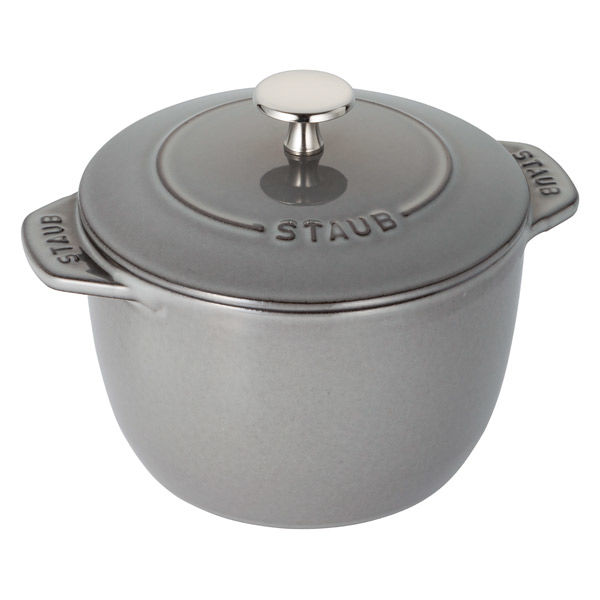 ストウブ （staub） ラ ココット de GOHAN M グレー 16cm ご飯鍋 炊飯 