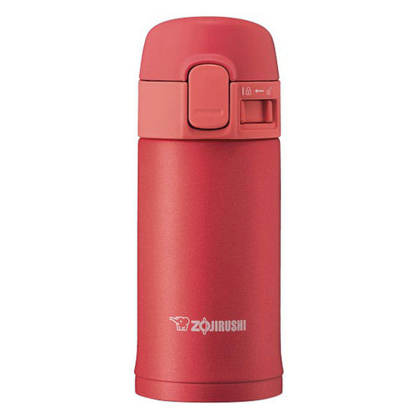 ZOJIRUSHI（象印） ステンレス携帯マグボトル 200ml コーラルピンク SM-PC20-PV 水筒 ワンタッチボトル