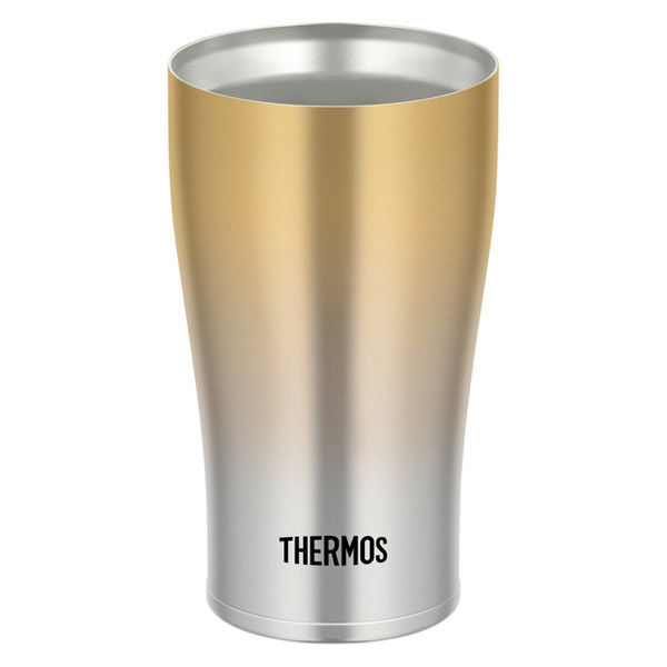 サーモス（THERMOS） 真空断熱タンブラー 340ml ゴールドフェード JDE-341C GD-FD 1個