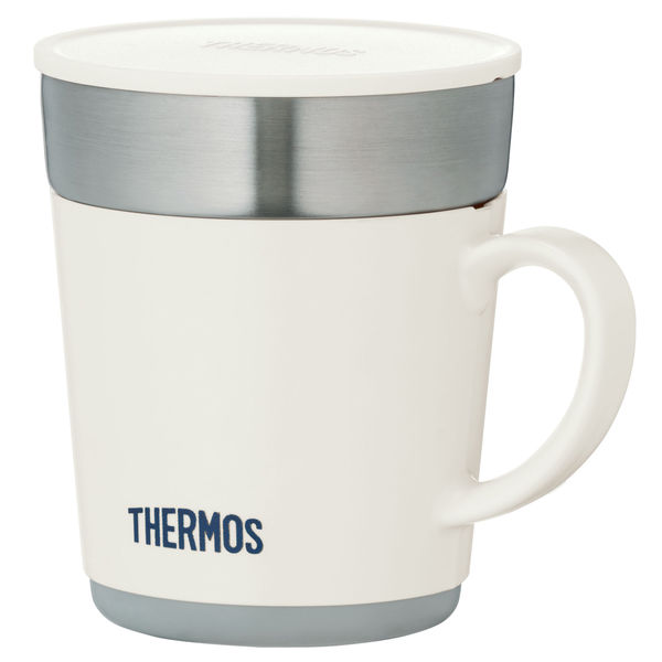 サーモス（THERMOS） 保温マグカップ 240ml ホワイト JDC-241 WH 1個