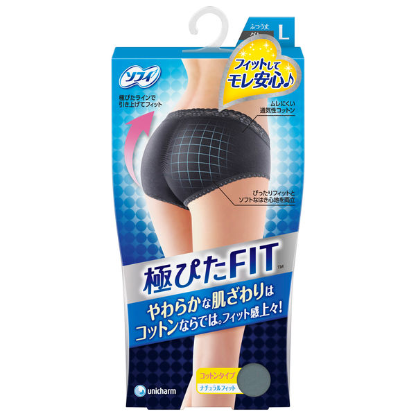 まとめ得 ソフィ 極ぴたＦＩＴナチュラルフィットＬブルーグレー 生理用品 x [3個] /h