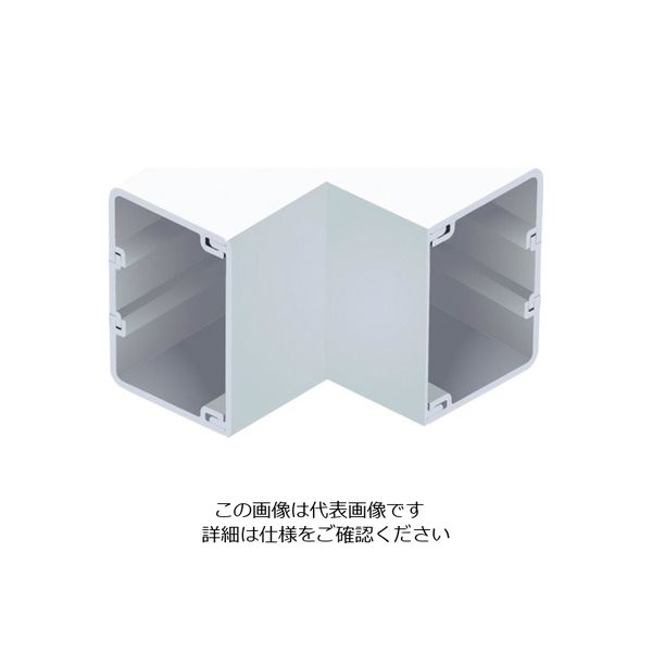 マサル工業 マサル エムケーダクト付属品 内マガリ 6号150型 ホワイト MDU6152 1個 120-5097（直送品）