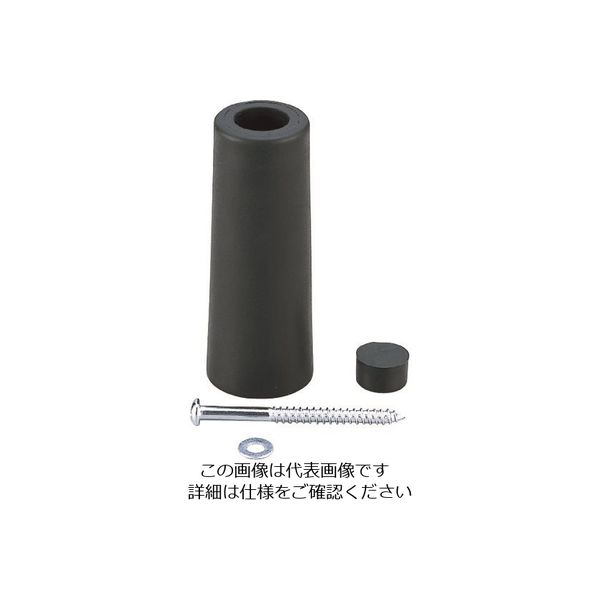 光 ゴムクッション戸当り黒 バラタイプ70×27 GD-70-1 1セット(50個) 215-2743（直送品）