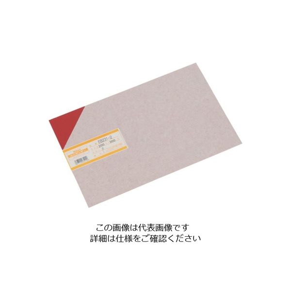 光 エンビ板 赤 1×200×300mm EB231-2 1枚 820-0785（直送品）