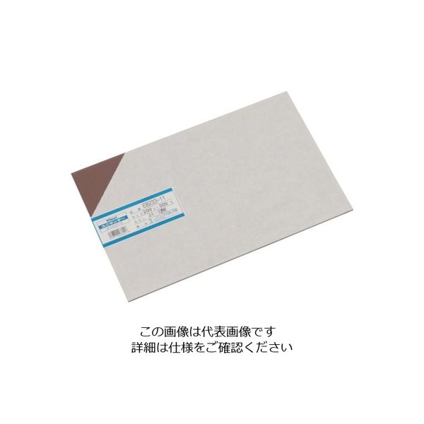 光 エンビ板 スモーク透明 3×200×300mm EB233-11 1枚 820-0806（直送品）