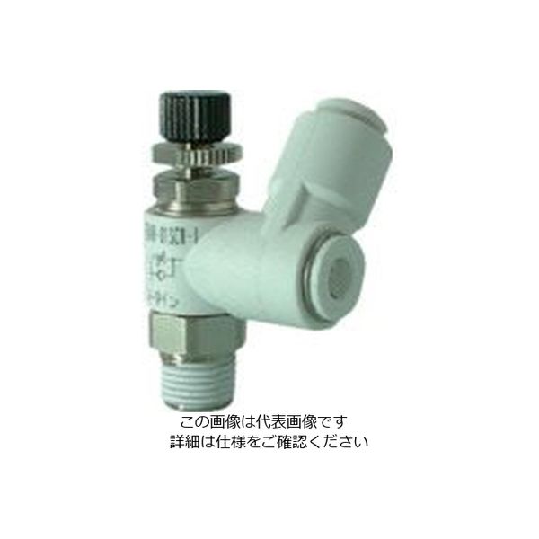 千代田通商 チヨダ ファイブスピードコントローラβ白メーターイン10mm・R1/2 FB10R-04SCW-I 1個 808-2706（直送品）