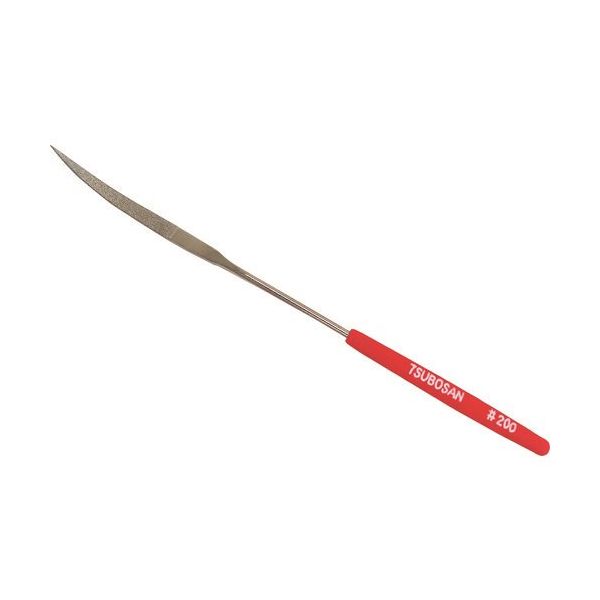 ツボサン ダイヤモンドヤスリ 片コテ 半丸 #200 TDHA20J 1本 852-9105（直送品）