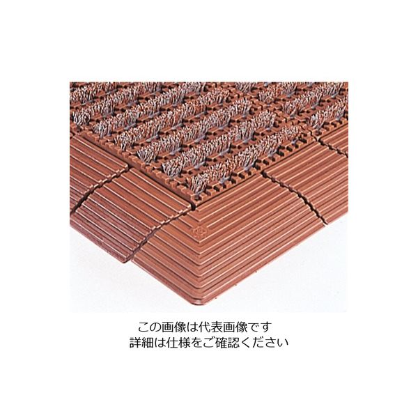 テラモト ナイロンブラッシュHー30茶 MR-097-072-7 1枚 855-1114（直送品）