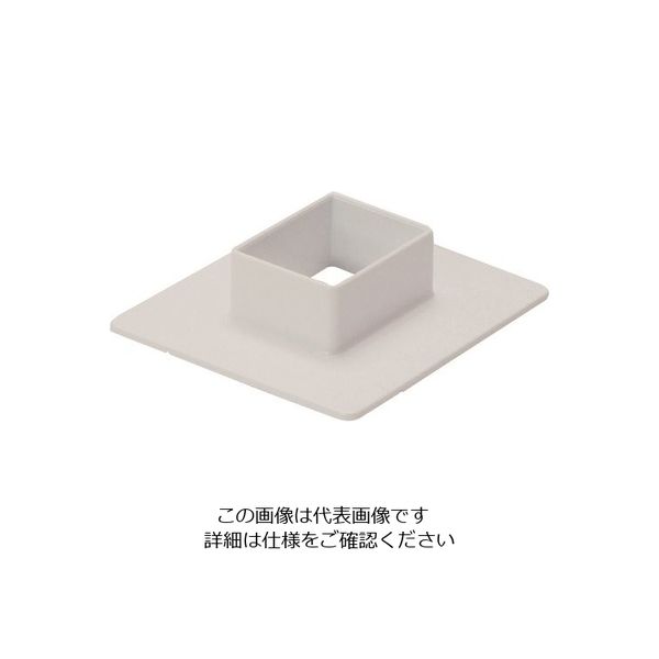 マサル工業 マサル エムケーダクト付属品 フランジ 3号 ホワイト MDF32 1個 129-8618（直送品）