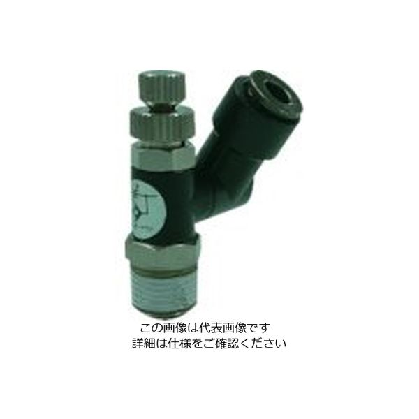 千代田通商 チヨダ ミニスピードコントローラβ メーターアウト 6mm・R1/8 MB6R-01-O 1個 808-2380（直送品）