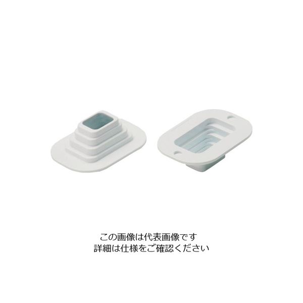 マサル工業 マサル ニュー・エフモール付属品 フレキジョイント引出アダプター ホワイト SFMFA12 1個 121-6110（直送品）