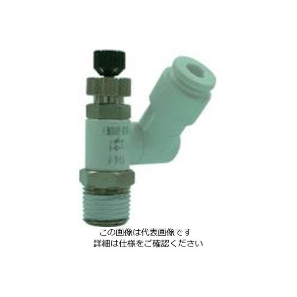 千代田通商 チヨダ ファイブミニスピードコントローラβ白メーターイン6mm・R1/8 FMB6R-01W-I 1個 808-2747（直送品）