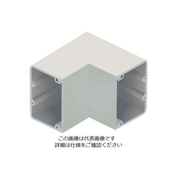 マサル工業 マサル エムケーダクト付属品 内マガリ 7号200型 ミルキーホワイト MDU7203 1個 120-1972（直送品）