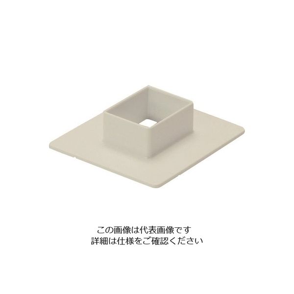 マサル工業 マサル エムケーダクト付属品 フランジ 120型 ミルキーホワイト MDF1203 1個 129-7116（直送品）