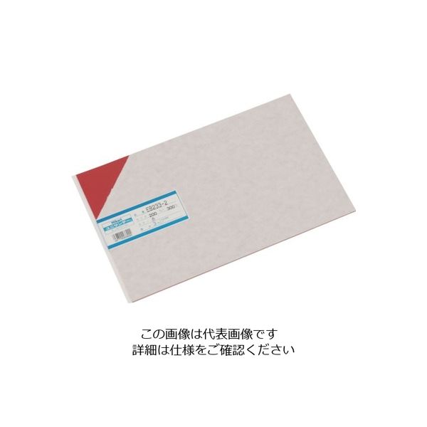 光 エンビ板 赤 3×200×300mm EB233-2 1枚 820-0808（直送品）