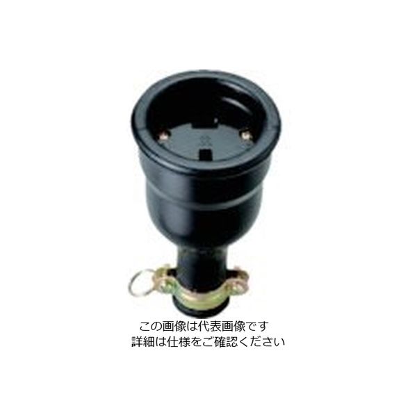 明工社 明工 防水コネクターボデー2P MC2609 1個 735-9144（直送品）