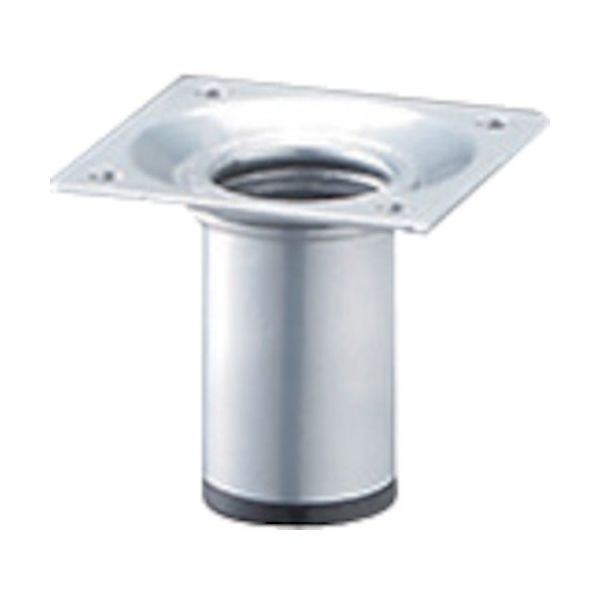 アイテック 光 スマートレグ丸脚 30×50mm シルバー KSM305-2 1セット(4本) 820-1648（直送品）