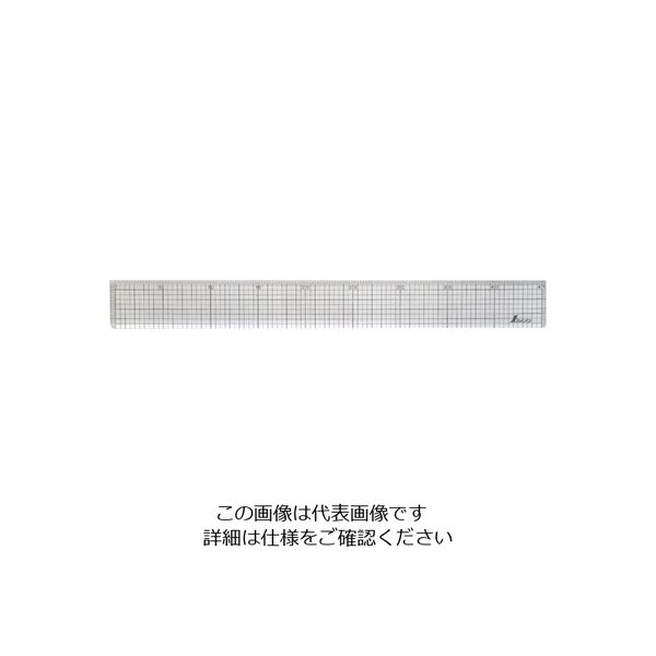 シンワ測定 シンワ 方眼直定規45cm 77097 1個 816-4396（直送品）