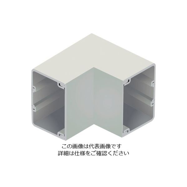 マサル工業 マサル エムケーダクト付属品 内マガリ 8号 ミルキーホワイト MDU183 1個 120-5093（直送品）