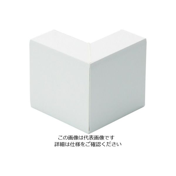 マサル工業 マサル エムケーダクト付属品 外マガリ 6号150型 ホワイト MDS6152 1個 120-3554（直送品）