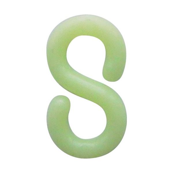 ニッサチェイン PCエスフック 8×35mm 蛍光黄 P-1564 1セット(10個) 825-5882（直送品）