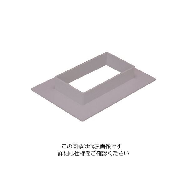 マサル工業 マサル エムケーダクト付属品 フランジ 7号200型 グレー MDF7201 1個 129-8649（直送品）