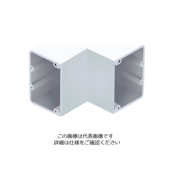 マサル工業 マサル エムケーダクト付属品 内マガリ 8号 ホワイト MDU182 1個 120-1873（直送品）