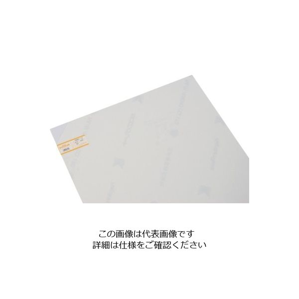 光 エンビ板 乳白半透明 1×910×600mm EB961-12 1個(1枚) 849-4058（直送品）