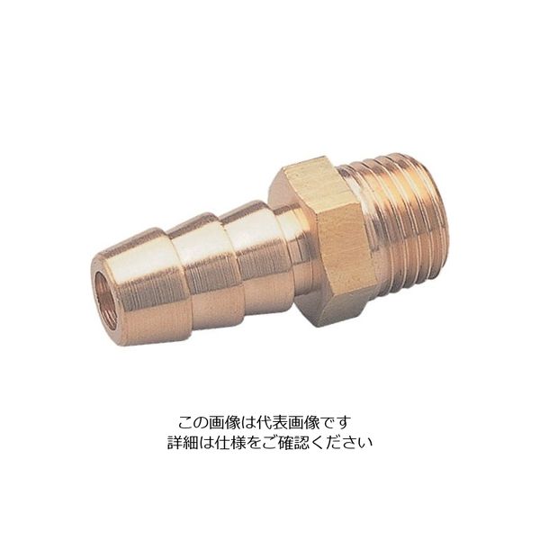 アソー ASOH 水口ホースニップル(角型) PT1/4×Φ11 MH-1221 1個 515-6475（直送品）