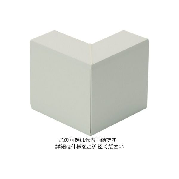 マサル工業 マサル エムケーダクト付属品 外マガリ 6号 ミルキーホワイト MDS163 1個 120-5100（直送品）