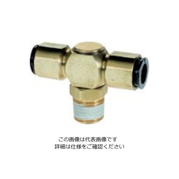 千代田通商 チヨダ フジシングルバンジョー(金属) 6mm・R1/8 6-01D1 1個 808-3682（直送品）