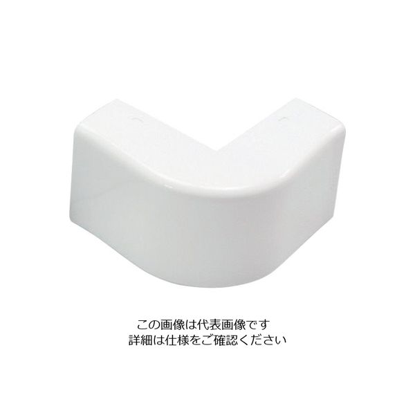 マサル工業 マサル メタルモール付属品 エクスターナルエルボ C型 ホワイト C3052 1個 121-3014（直送品）