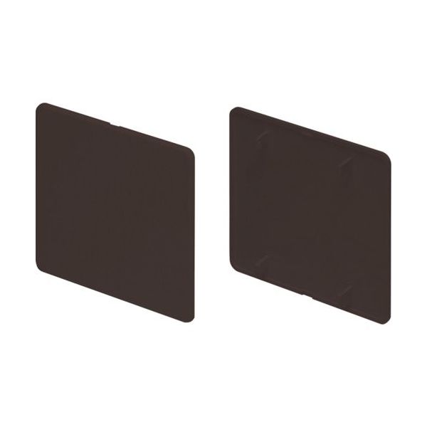 マサル工業 マサル ニュー・エフモール付属品 露出ボックス用カバー 2個用 チョコ SFBC29 1個 121-6122（直送品）