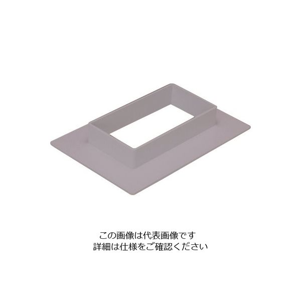 マサル工業 マサル エムケーダクト付属品 フランジ 7号150型 グレー MDF7151 1個 129-8632（直送品）